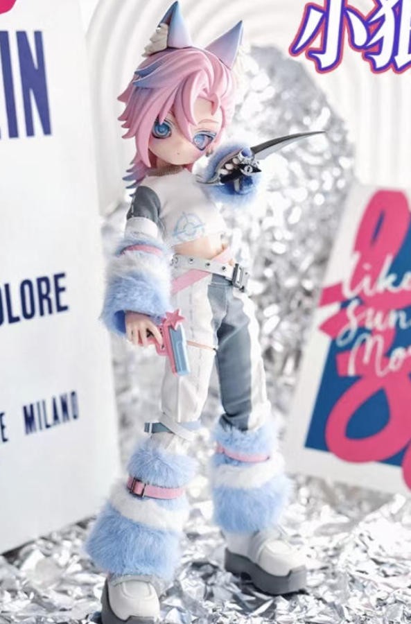 Nugaia Wolf Code Name X Animal Series Cute Dressable Action Figure Official Gift