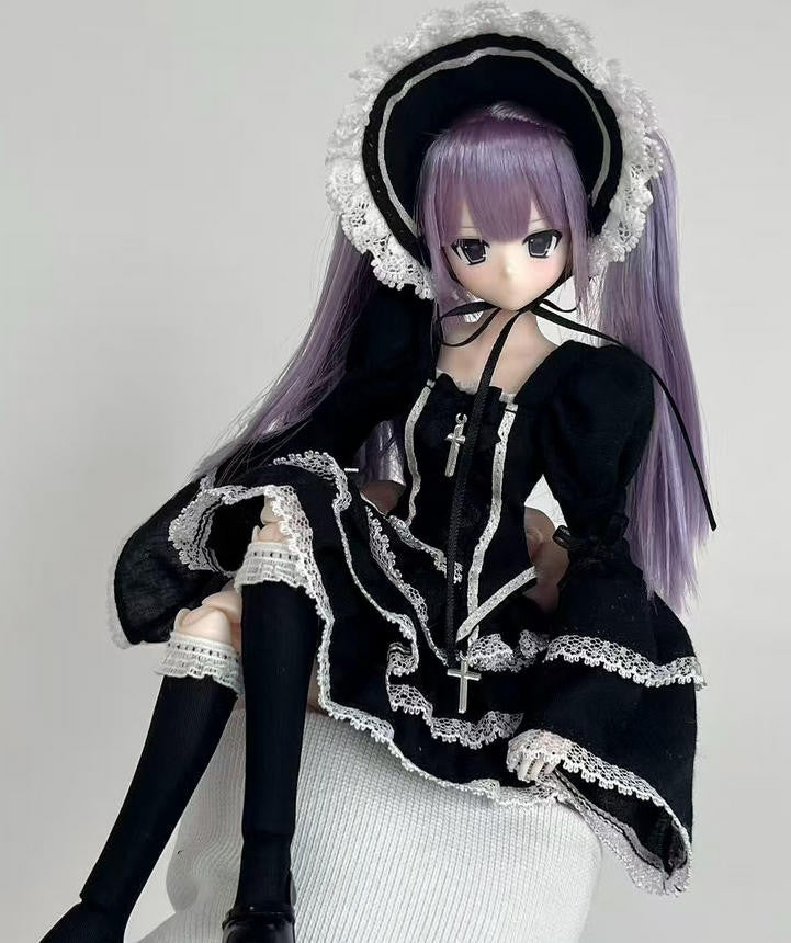 Mix Angel Leila Gothic Lady 10In Bjd Lovely Girls Dressable Action Figure Gift