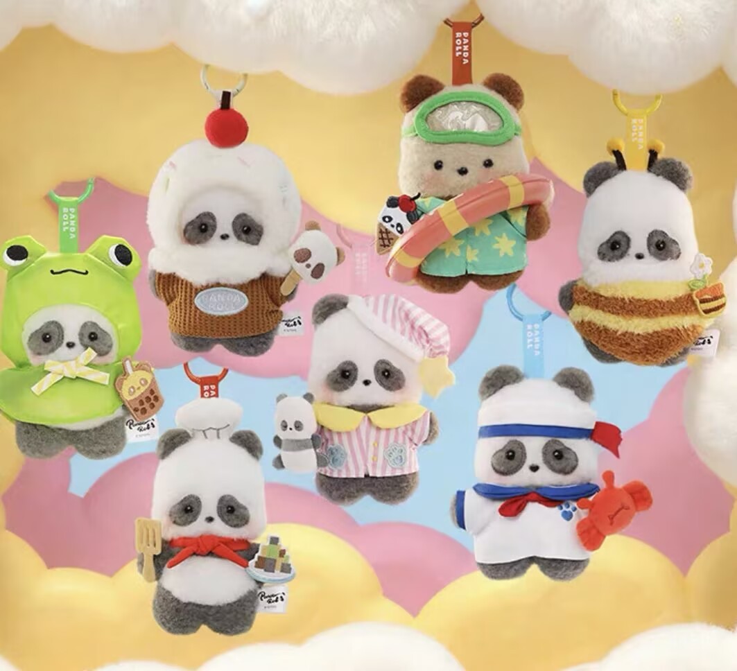 52TOYS Panda Roll Happy Weekend Series Blind Box Figures Toy New Plush Gift