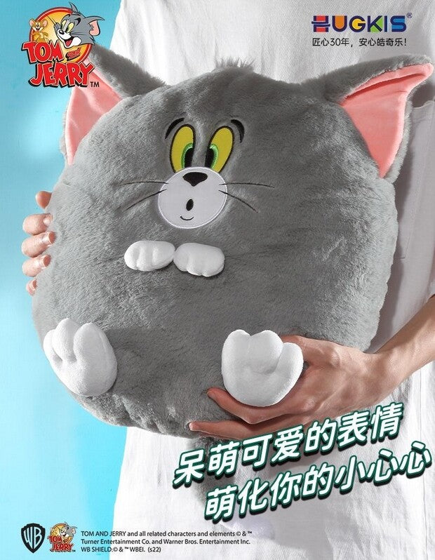 Tom and Jerry 38cm Deluxe Plush Throw Pillow Cute Cat 2Pcs Girl's Gift