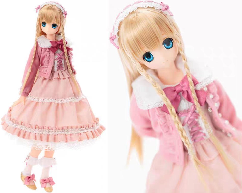 Azone Pureneemo Sahra White X Pink Normal Sales Ver. 1/6 Bjd Cute Full Set Gift