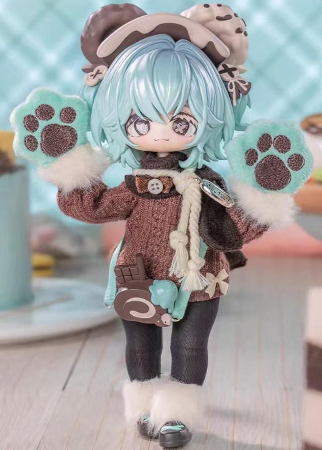 Neo Eden Mint Cho Bear Mia Sweety 5.9In Bjd Action Figure Official In Stock Gift