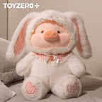 Toyzero Bunny Lulu the piggy White Rabbit 28cm/11In Christmas Doll