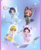 Authentic Fluffy Club Aespa Series Blind Box Figures Toy Plush Pandent Doll