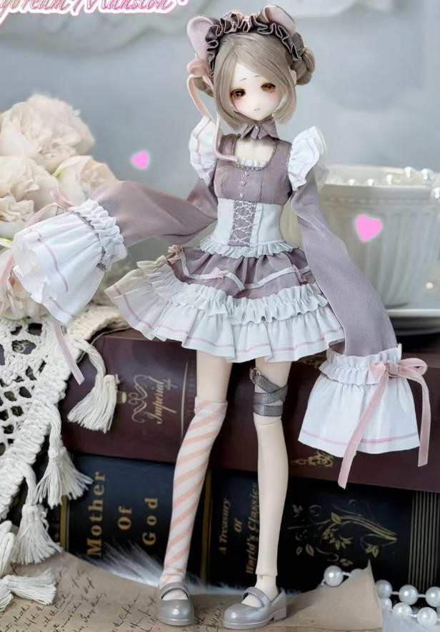 Pre-Sale Daydream Mansion Coconut Fancy Mouse 7.4In Bjd Dressable Action Figure