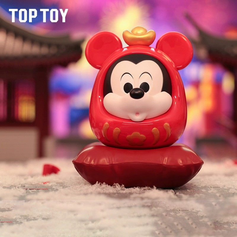 TOPTOY Authentic Disney Mickey Family Damo Series Blind Box Hot Toy Gift