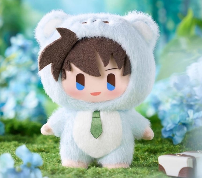 Detective Conan Kudou Shinichi Bear Cos 5.9" Plush Doll Action Figure Anime Doll