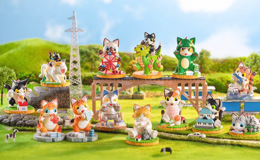 Authentic X Konatsuya Konatsu Kaiju Negora Cat Series Confirmed Blind Box Figure