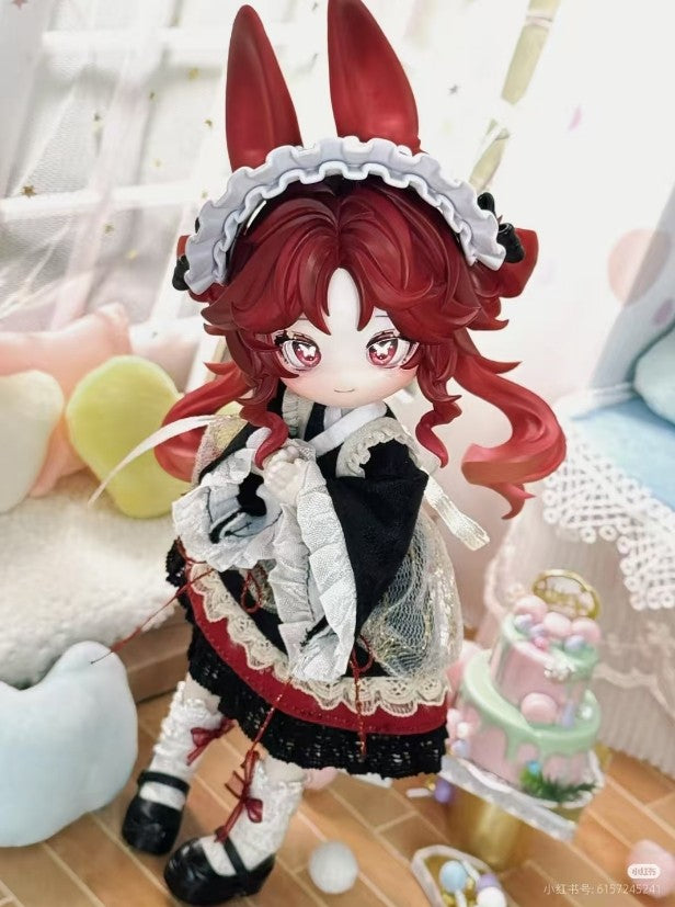 Inedible Doll Butterfly Bathing Moon Jumping Time Bjd Hang Card Action Figure