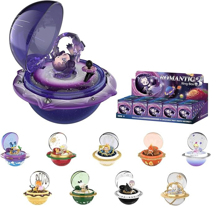 POP MART Romantic Ring 3 Series Blind Box Confirmed Figures Art Toy Hot Gift