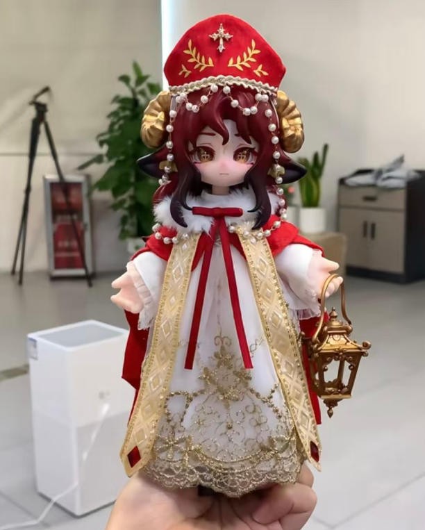 Sheep Cardinal for Moon Luna Series Bjd Limited Hang Card Dressable Doll Gift