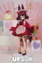 Ufdoll Mini Drink Cherry Yogurt 27cm/10.6" Bjd Doll Dressable Action Figure Gift
