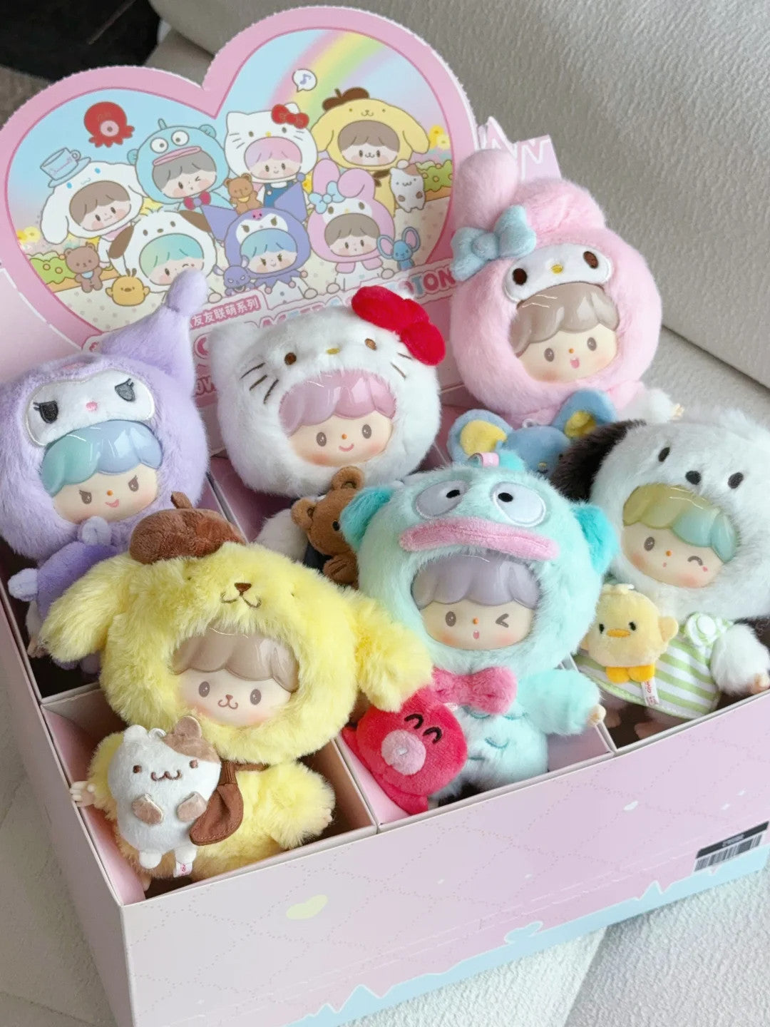 F.UN zZoton Sanrio Love-league Buddies Series Plush Doll Confirmed Blind Box Toy