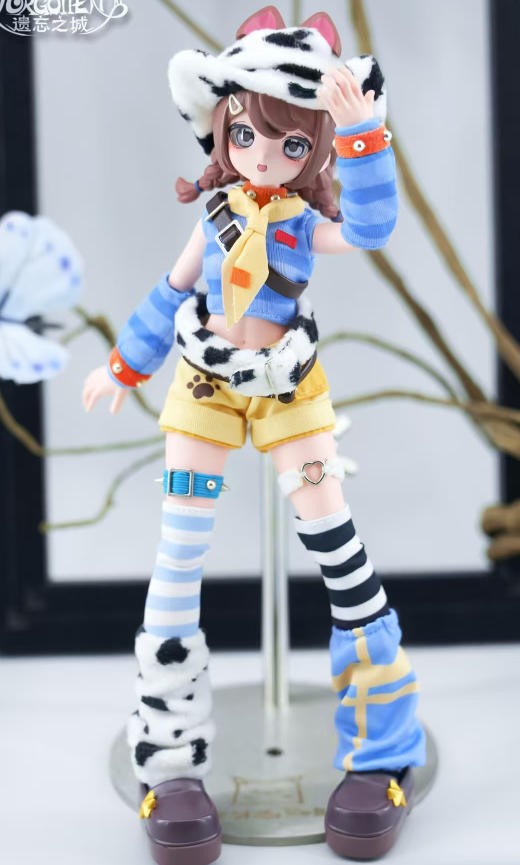 Pre-Sale Forgotten City Spotted Dog 17.5cm/6.8" Bjd Dressable Action Figure Gift