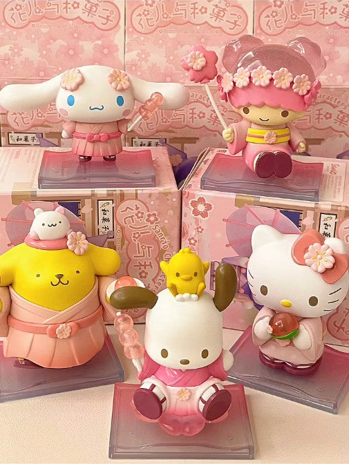TOPTOY Sanrio Characters Blossom & Wagashi Series Confirmed Blind Box Figure Toy