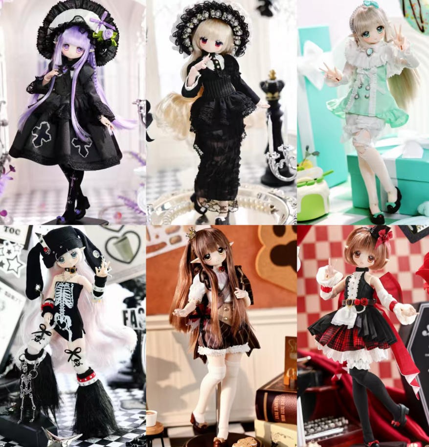 Moowooart Akashic Records Maiden Series Bjd Dressable Lovely Action Figure Gift