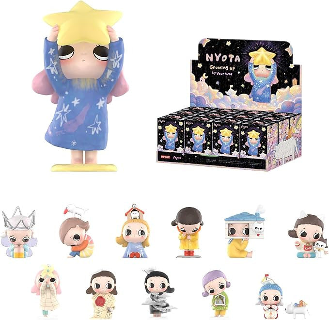 POP MART Nyota Growing UP By Your Way Series Blind Box confirmed Figure toy gift