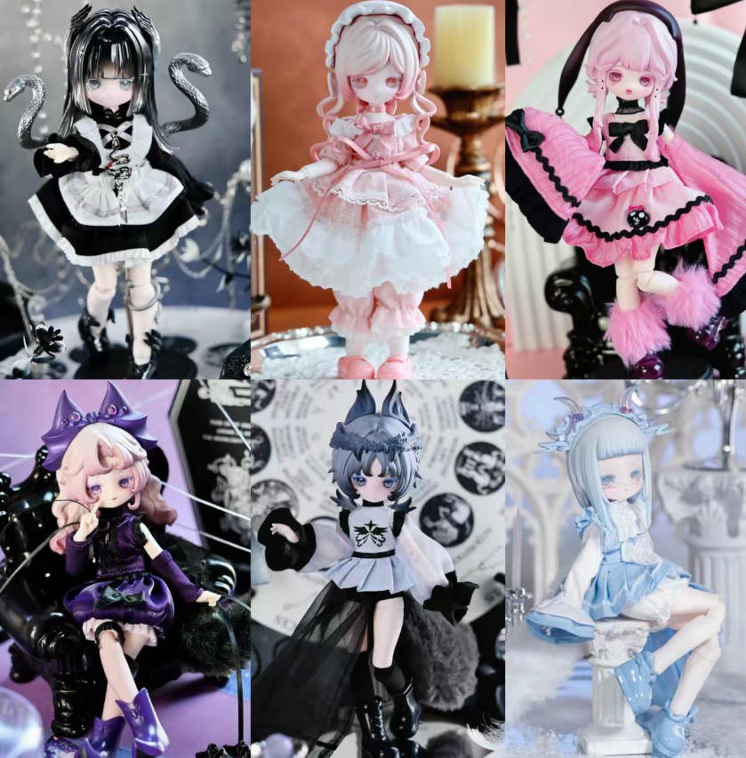 7Pcs The Luluelf Story Awakening Nature Series 21cm/8.2In Bjd Action Figure Gift