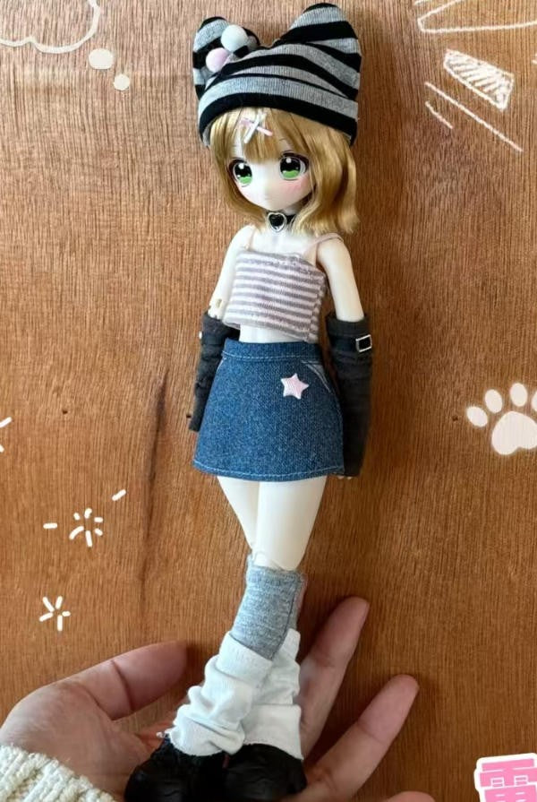 Miralab Shojo Blueberry Cake Don't Touch My Bangs 23.5cm/9.2In Bjd Dressable