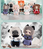 6Pcs Nagi Mountain and River Romance 17cm/6.6In Plush Pendants Action Figures