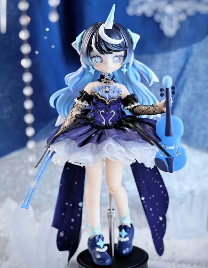 Burning Star Plan Polaris Violin Secret 8.2~8.6In Bjd Doll Action Figure Gift