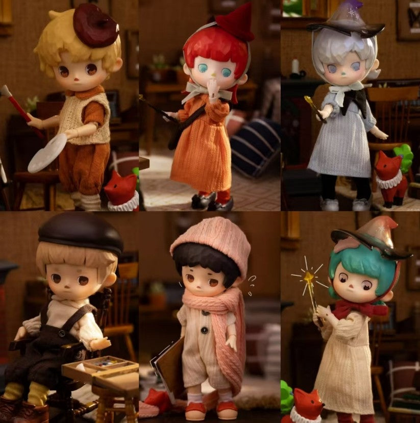 Penny's Box Little Painter and Little Witch Series 5.5In Bjd Doll Action Figure