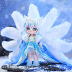 Maytree Nine-Tailed Fox Jiu Ling Rare The Book of Beasts 5.5In Bjd Action Figure
