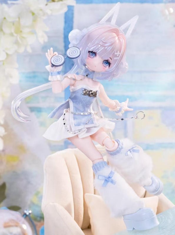 Come4Free Chi Su Academic Draw Lots Spirit 19cm/7.4" Bjd Dressable Action Figure