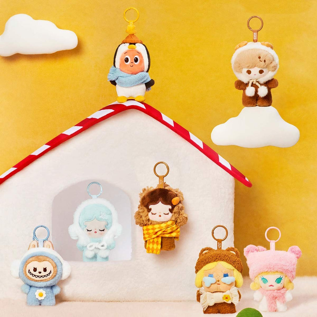 POP MART POP BEAN Fluffy & Cozy Series-Plush Pendant Blind Box Authentic Hot Toy