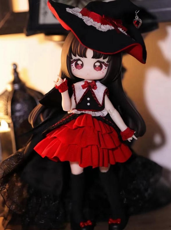 Moowooart Sugar 100% Blueberry Tart Red Special Bjd Dressable Action Figure Gift
