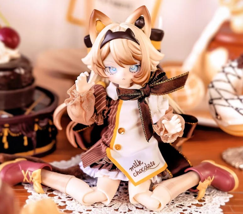 Pre-Sale Burning Star Plan Xing Yue Siamese Cat Bjd Dressable Action Figure Gift