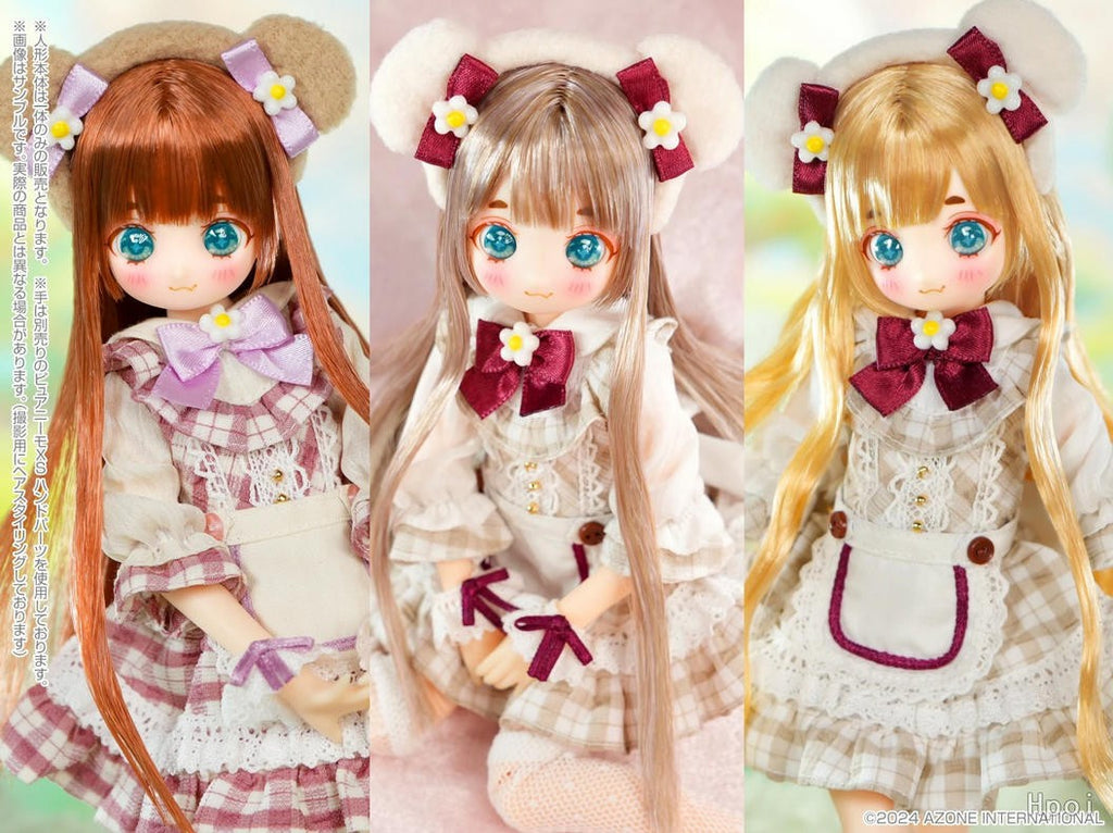 Azone Dreamin Temari Bear Collection Honey Strawberry Limited 8.2In Bjd Full Set