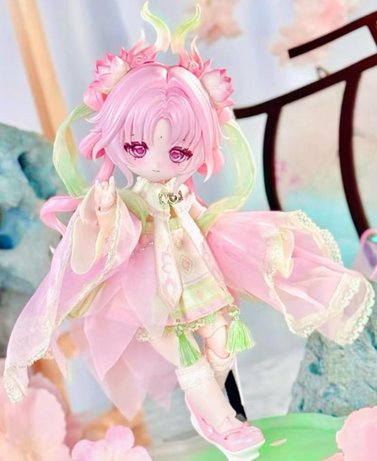 Come4Free Bai ye Dragon Secret Lantern Festival Celebration Bjd Action  Figure