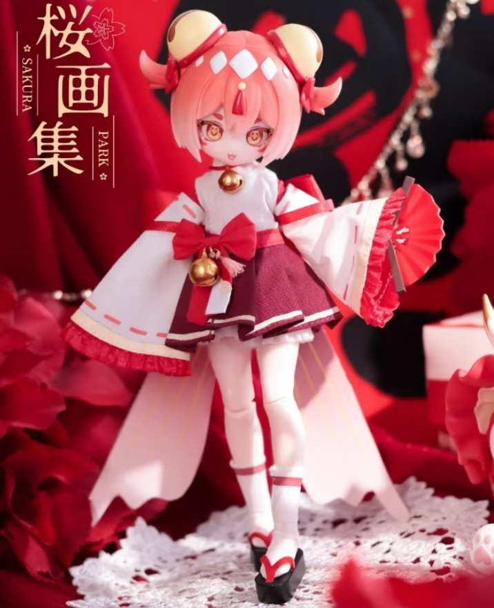 Sakura Park Goldfish Qi Meng Reconstruct Different Images 7In Bjd Action Figure