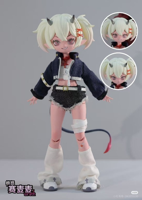 Wrath Cooze Devil's Born 21cm/8.2" Bjd Dressable Action Figure