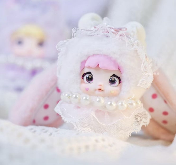 Nommi Baby Sweetheart Bunny Confirmed 10cm/3.9in Plush Pendant Action Figure