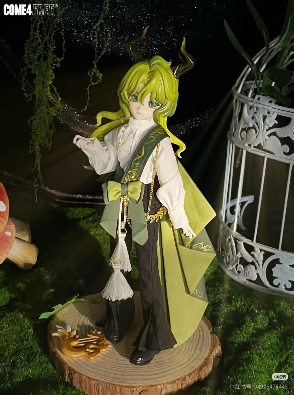 Come4Free Niyru Loi 19.5cm/7.6In Bjd Dressable 1/8 Confirmed Action Figure Gift