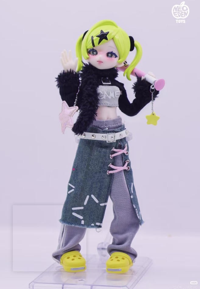 Eve Lynna Double-Faced Killer 18cm/7In Confirmed Bjd Dressable Action Figure