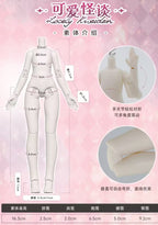 Inedible's Doll Lovely Kwaidan 16.3cm/6.4" Bjd Doll Dressable Action Figure Gift