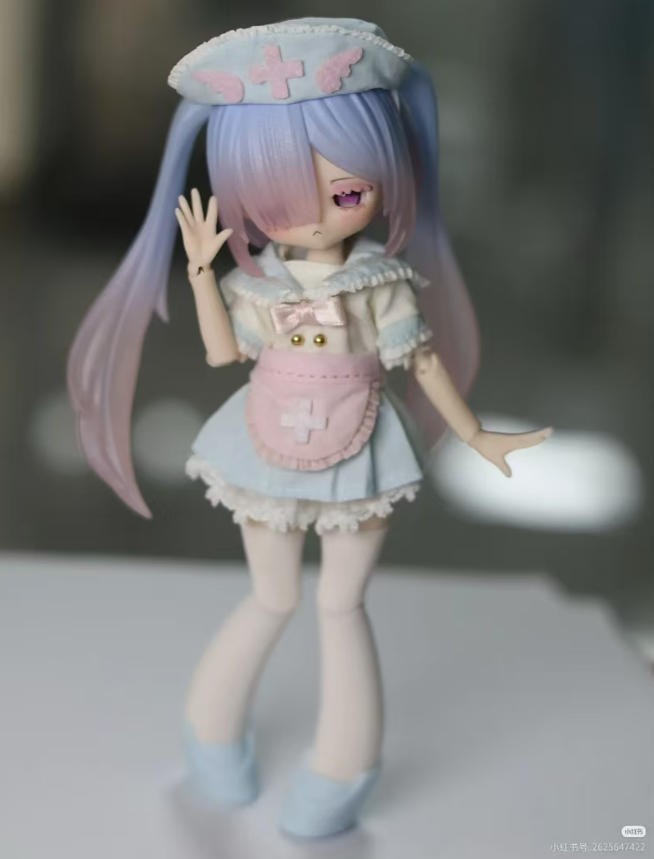 6Pcs In A Box Poetry Asymptomatic 14.5cm/5.7in Bjd Dressable Action Figures Gift
