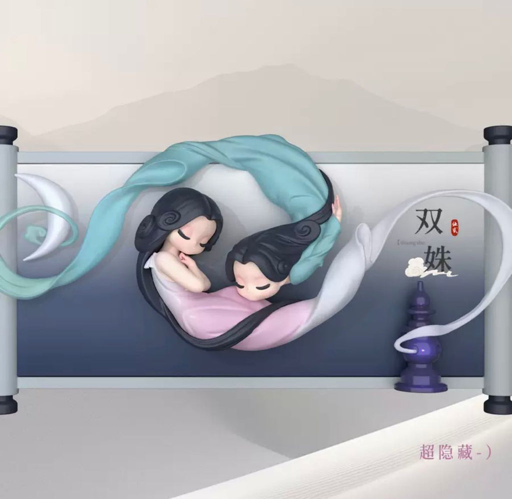 52TOYS Sleep Chinese Scrolls Series Confirmed Blind Box Figure Art Doll Toy Gift