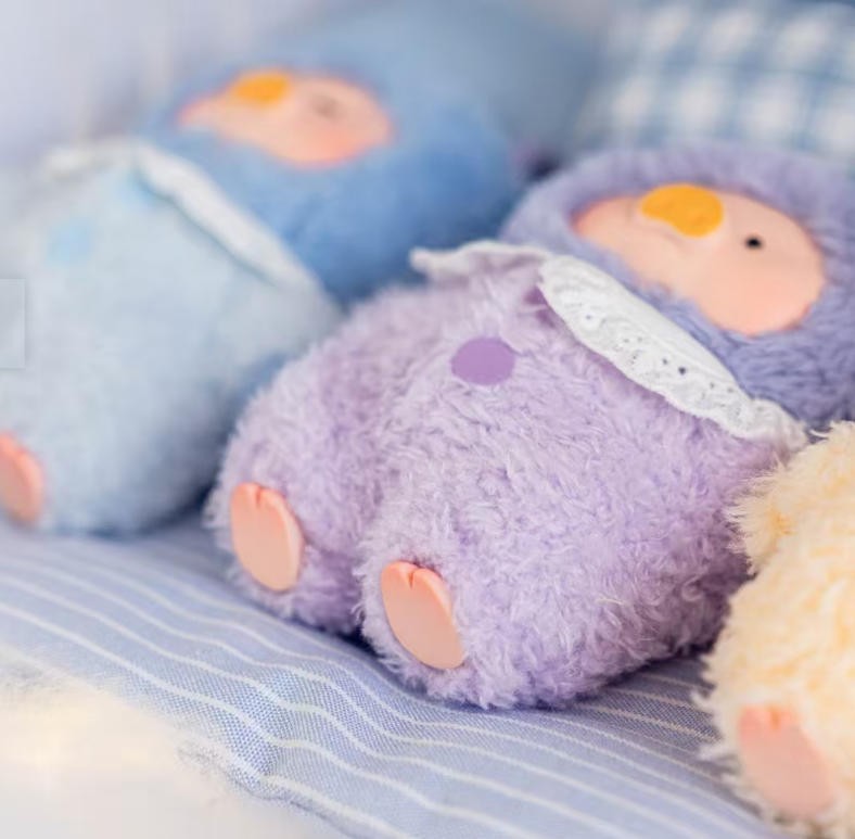 6Pcs Toyzero Lulu The Piggy Dreaming Wonderland Series 3.9In Plush Pendants Gift