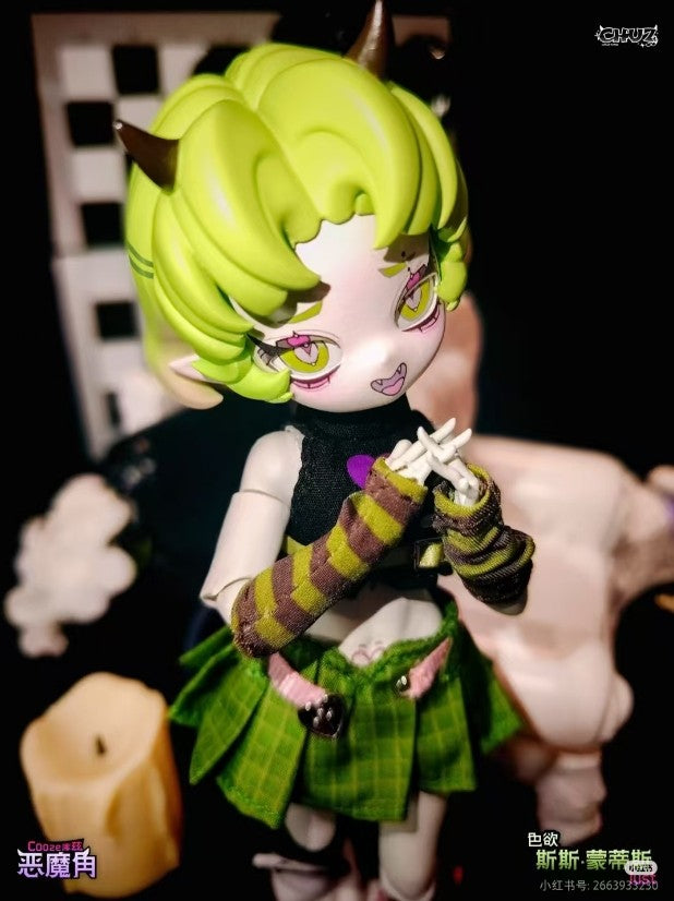 6Pcs Cooze Devil's Born Series 21cm/8.2In Bjd Doll Dressable Action Figures Gift