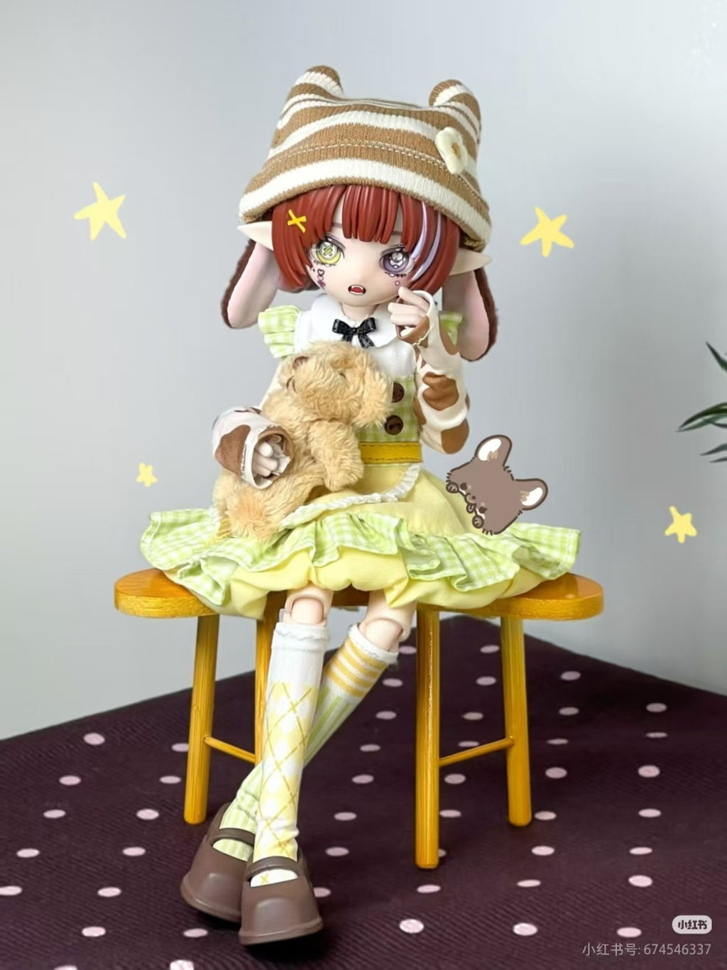 Pre-Sale 6Pcs Sparkjoy Echo Bond 6.1In Bjd Dolls Dressable Action Figures Gift