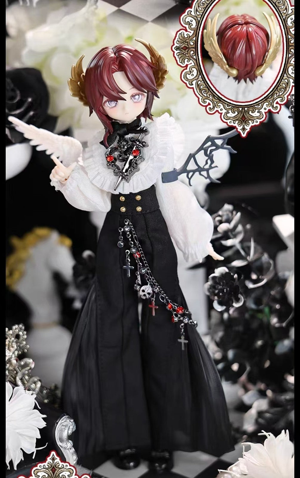 9Pcs Paradox World 18.2cm/7.1" Bjd Doll Dressable Action Figures Official All In