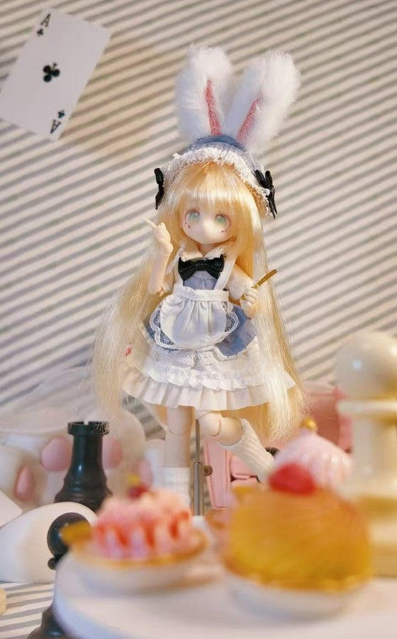 Momotale Series Lily Alice Rabbit Spring Day Bjd Cute Action Figure Gift Genuine