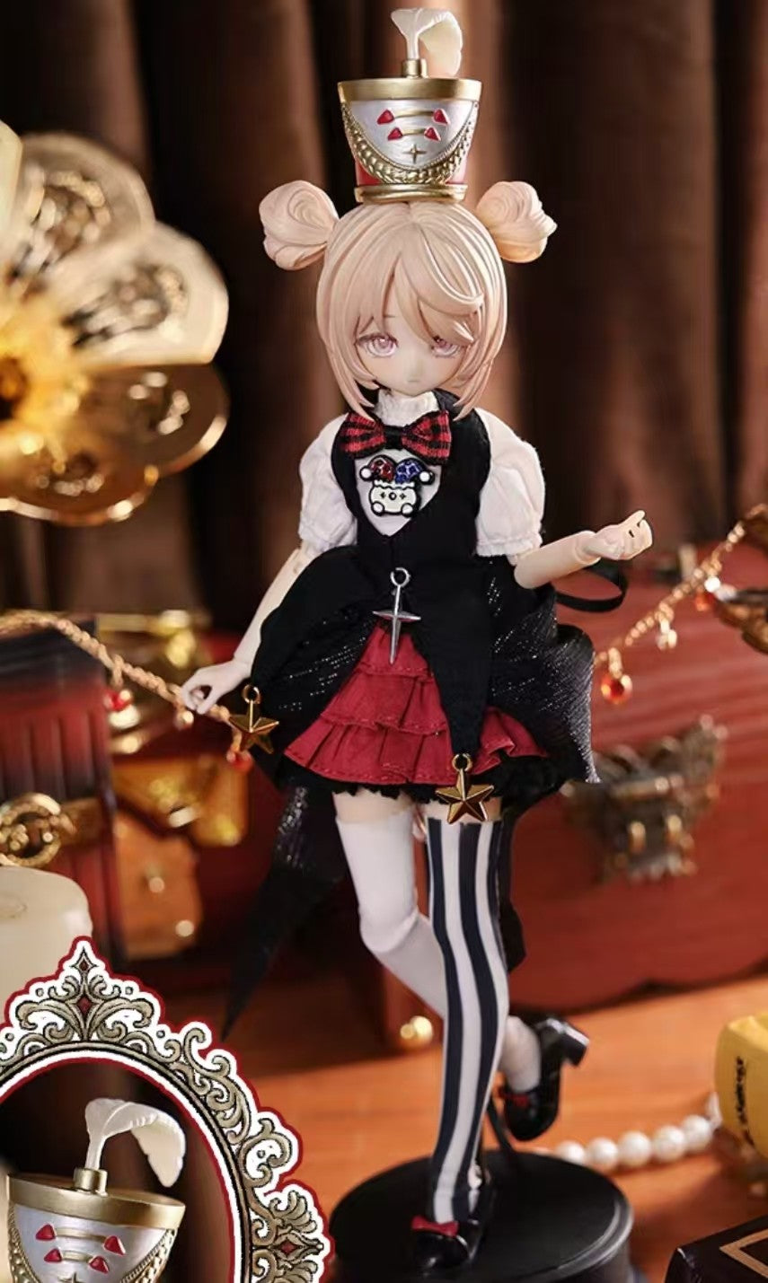 9Pcs Paradox World 18.2cm/7.1" Bjd Doll Dressable Action Figures Official All In