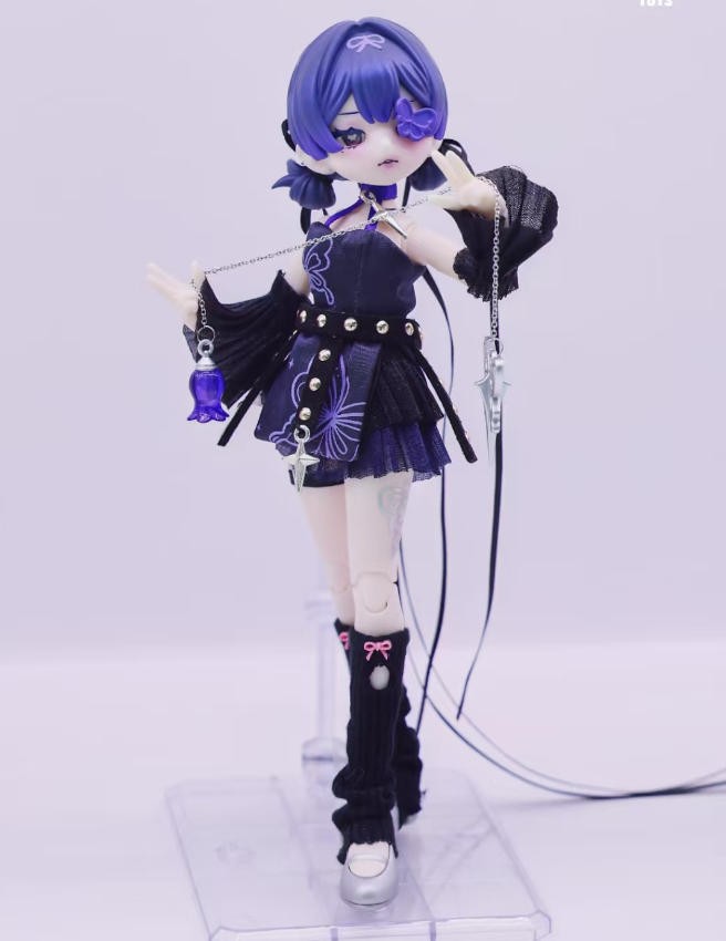 Eve Lynna Double-Faced Killer 18cm/7In Confirmed Bjd Dressable Action Figure