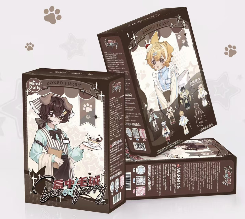 Miraidolls Boxed Furry Dogs 24cm/9.4In Dressable Action Figure Official Gift