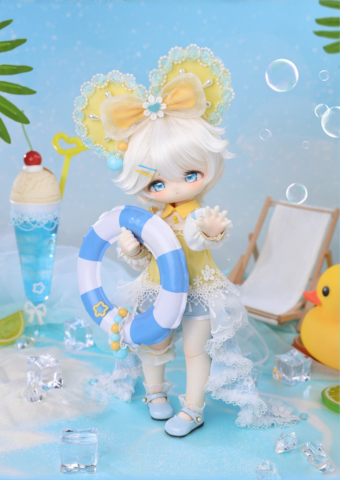 Pre-Order Milo Doll Citrus Sea Salt 10.7In Bjd Full Set Limit Action Figure Gift